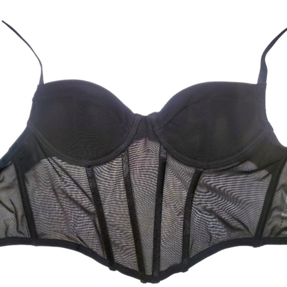 FOREVER 21 mesh bustier corset - Picture 3 of 12